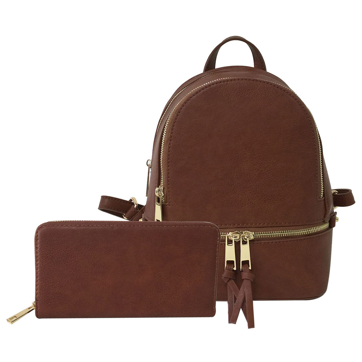 Artificial Leather Backpack AS24M